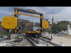 CNC เครื่องเจาะสายเพชรเพชรที่มี 4 ล้อบินสําหรับการตัดหินอุตสาหกรรม