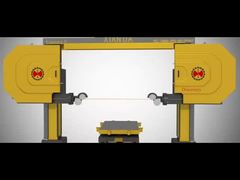 Discovery 5 Axis CNC Diamond Stone Wire Saw Machine เครื่องเจาะสายเพชร