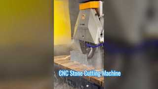 เครื่องเลื่อยสะพาน CNC 5 แกนที่แม่นยำสำหรับโครงการตัดหินอ่อนและตกแต่งหินโปรตุเกส