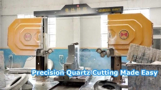 Xianda DISCOVERY 4 เครื่องเลื่อยลวดเพชร CNC | เครื่องโปรไฟล์หิน 4 แกนสำหรับเสา ศิลาหลุมศพ