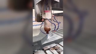 เครื่องแกะสลักหินระนาบ CNC สำหรับการออกแบบลวดลายหินแบบกำหนดเองและการแกะสลักพื้นผิว