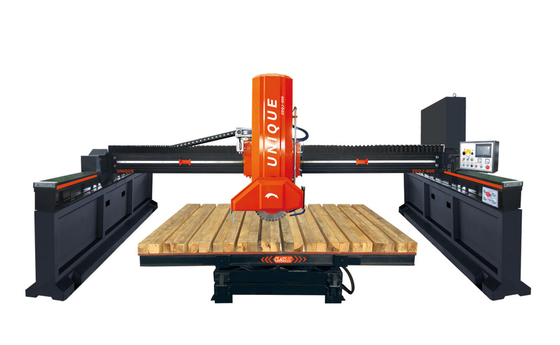 คุณภาพ  Infrared Automatic Stone Slab Bridge Saw Cutting Machine 21kw โรงงาน