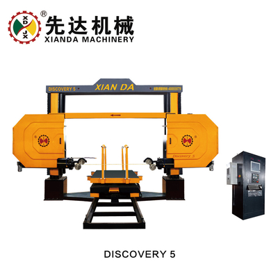 เครื่องเลื่อยลวด CNC 5 แกนสำหรับสร้างแผ่นหินอ่อนหินแกรนิต