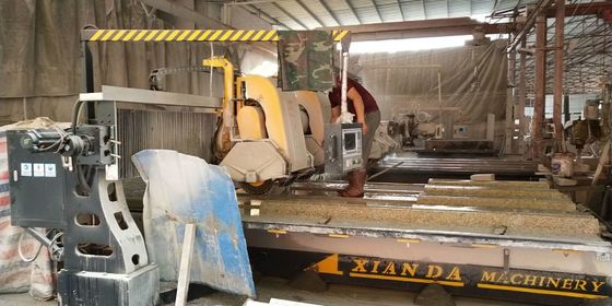 มัลติฟังก์ชั่นหินอ่อนหินแกรนิต PLC เครื่องโปรไฟล์เชิงเส้น 15kw