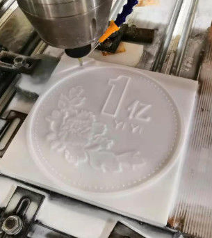 เครื่องแกะสลักหินระนาบเชื่อมโยงสามแกนกำลังแกนหมุน 5.5kw