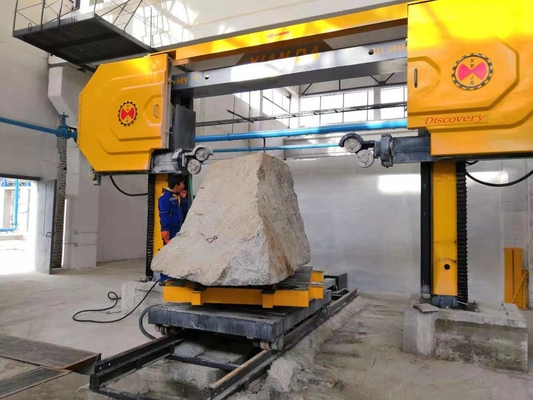 เครื่องตัดหิน 5 แกน CNC Diamond Wire Saw สําหรับการปรับรูปร่างแผ่นหินมาร์บี้แกรนิต