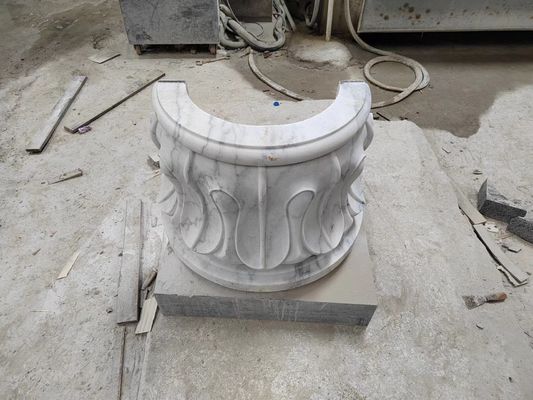 4 Axis Arc Slab เครื่องแกะคอลัมน์สําหรับมาร์บอร์ Ganite Bulestone Jade Agate