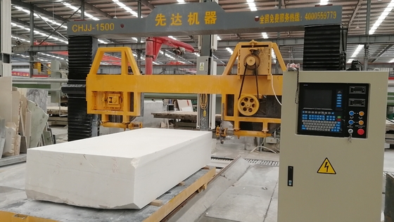 เครื่องทําโปรไฟล์คอลัมน์ CNC เครื่องตัดหินแผ่นกลม