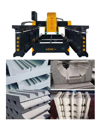 เครื่องตัดหิน CNC ความลึกสูง ความเร็วสูงสําหรับหินมาร์บอร์