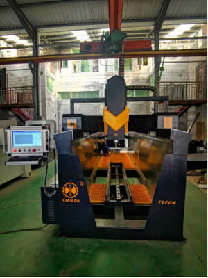 เครื่องแกะหินแม่นยํา CNC ด้วย 4 แกน เครื่องแกะคอลัมน์