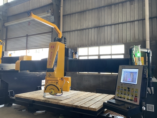 5 Axis Bridge Stone Edge Cutting Machine สําหรับการตัดและการสร้างรูปร่างกรานิต