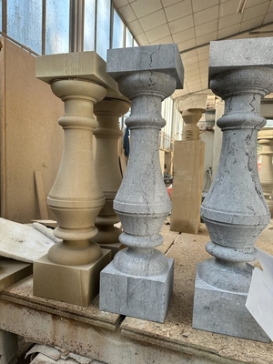 เครื่องตัดคอลัมน์ Baluster 2 ชิ้น มีแรงตัดสูง และมอเตอร์หลัก 7.5kw
