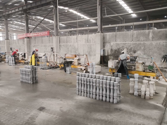 เครื่องทําโปรไฟล์หินเสียงต่ําสําหรับ Baluster & Column Polishing Machine