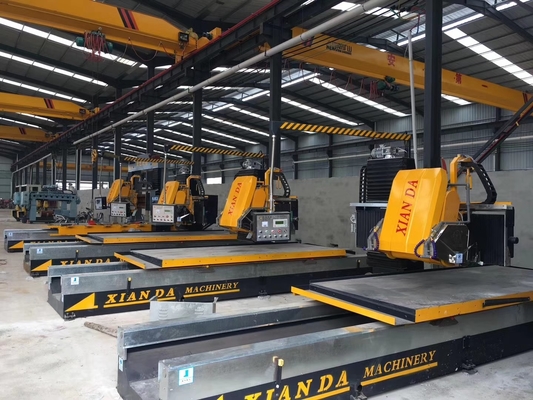 เครื่องตัดความเร็วสูง CNC Linear Profiling Machine สําหรับการตัดบลัสเตอร์สแควร์