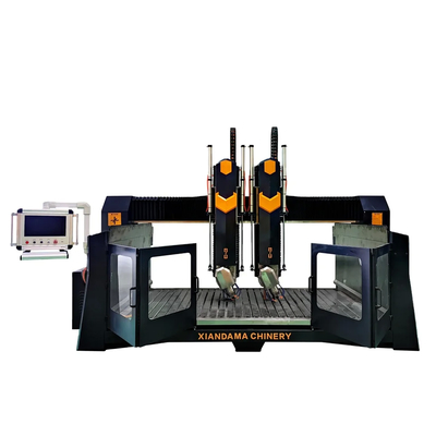 4 Axis Arc Slab & Column Stone Carving Machine สําหรับหินมาร์บอร์และหินแกรนิต