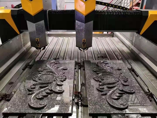 4 Axis Arc Slab & Column Stone Carving Machine สําหรับหินมาร์บอร์และหินแกรนิต