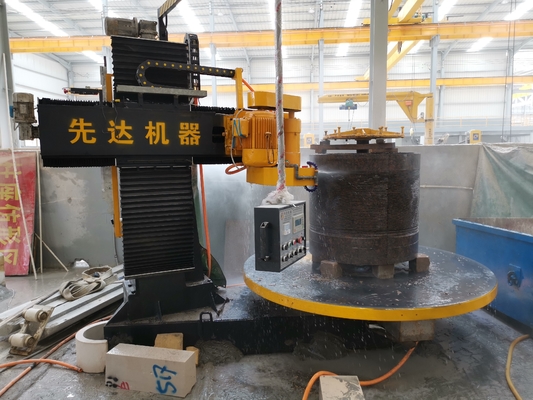 CNC Column Cap และ Base Profiling Precision Column Cutter ที่มีระดับเสียงต่ํา