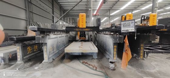 เครื่องตัดและบดแบบเส้นตรงชนิดสะพานขั้วสองขั้วสําหรับหินขนาดใหญ่ที่มีรูปร่างพิเศษ