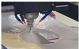 เครื่องแกะ CNC หินแม่นยํา 3 แกน สําหรับถังล้าง