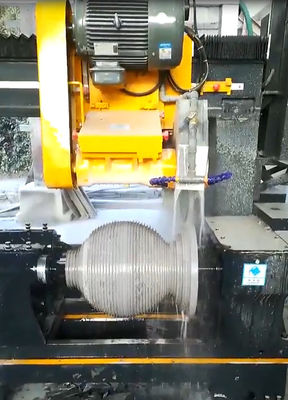 PLC / CNC โครงสร้างเรียบง่าย สอง PC Baluster เครื่องตัดคอลัมน์