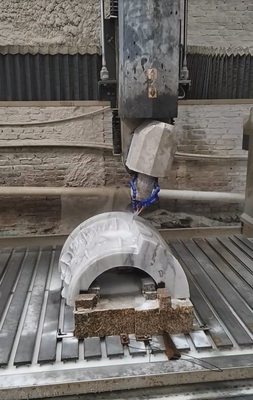 4 แกน CNC Arc Slab&Column เครื่องแกะหิน