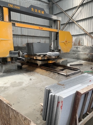 กว้างล้อ 1600 มม เครื่อง CNC เครื่องเจาะสายเพชรด้วยการตัดแม่นยํา