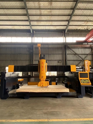 เครื่องตัดสะพาน CNC 5 แกน มีหลายฟังก์ชันสําหรับรูปร่าง 3 มิติ