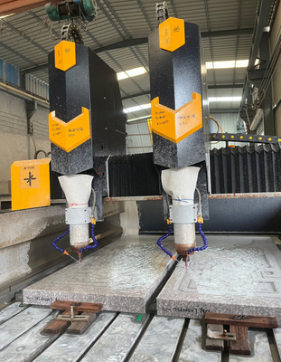เครื่องตัดหิน CNC ขนาด 3 แกน ความจุสูง สําหรับการแปรรูปหินมาร์บอร์และแกรนิต