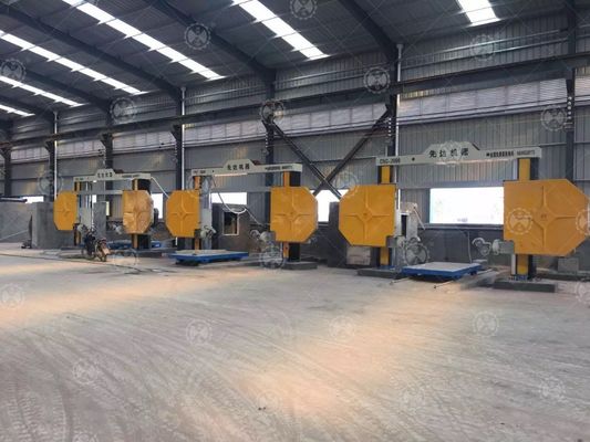 เครื่องตัดหิน CNC Single Diamond Wire Saw Profiling เครื่องตัดหิน