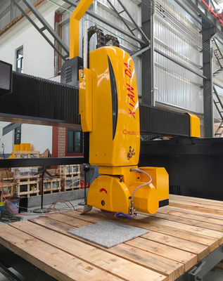 ระบบอิตาลี 5 แกน CNC Bridge Saw Milling Machinery ห้องครัว อ่างล้างจาน โต๊ะทํางานรูปทรงพิเศษ