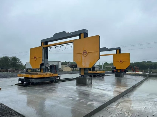15kw หัวเครื่องจักร Xianda โปรเฟชั่น หิน Trimming สาย Saw สําหรับบล็อค