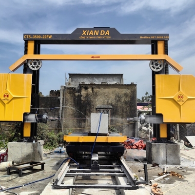 360 องศาการหมุน CNC Diamond Wire Saw Machine ประสิทธิภาพการผลิต