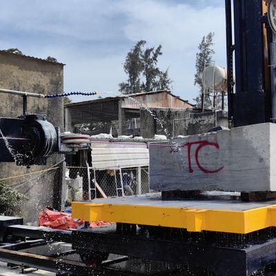 360 องศาการหมุน CNC Diamond Wire Saw Machine ประสิทธิภาพการผลิต