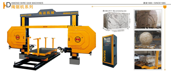เครื่องเจาะสายเพชร CNC 4 แกน ด้วยระบบควบคุมอัตโนมัติ สําหรับหินมาร์บอร์ กรานิต