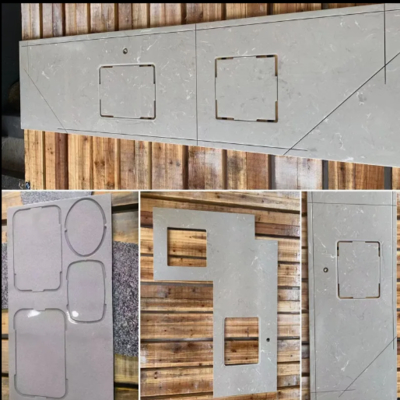 4 แกน CNC Bridge Saw Cutter Machine สําหรับการตัด Milling การเจาะ การประมวลผลหิน Granite มาร์บูล Quartz ห้องครัว Countertop Slab Tile Sink Cutout