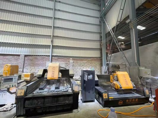 เครื่องตัด CNC เส้น 3 แกน ด้วยพลังงาน 220V 15kw มอเตอร์หลักและ 21.5kw พลังงานรวมสําหรับรางแกรนิต