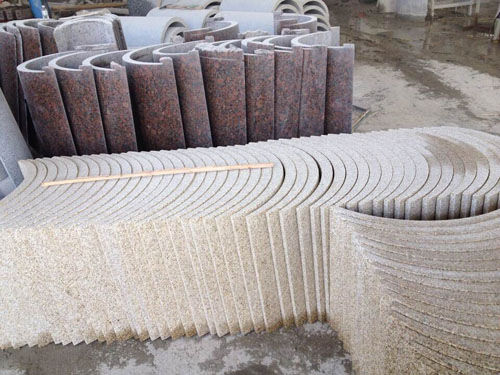 เครื่องตัดขอบหินอัตโนมัติสองใบมีดความแม่นยำสูงสำหรับการตัดแต่งแผ่นพื้นคอลัมน์