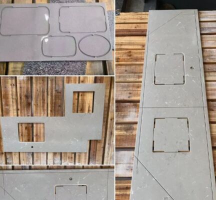 เครื่องตัดสะพาน 4 + 1 แกน สำหรับงานหนัก