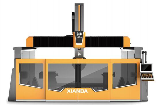 เครื่องจักรกลซีเอ็นซี 5+1 แกน สำหรับงานแกะสลักหินแกรนิต หินอ่อน 3 มิติ, อ่าง