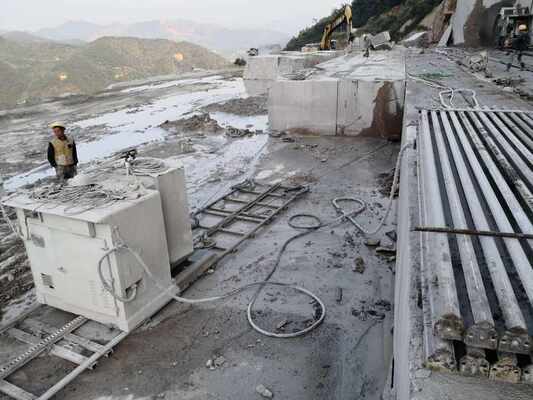 Granite Marble Quarry Stone Diamond Wire Saw Cutting Machine PLC Controlled High-Power Motor Construction Use