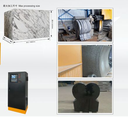 เครื่องเจาะสายเพชร CNC 4 แกนขนาดเล็กสําหรับการทําโปรไฟลเมอร์บรานิต - เครื่องตัดหินขนาดเล็กที่มีใบรับรอง CE