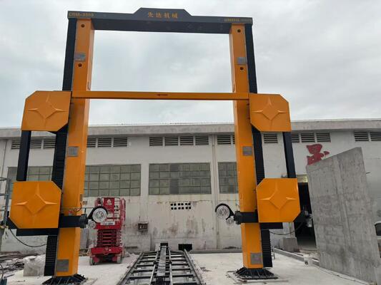 เครื่องเลื่อยสายเพชร CNC พร้อมขนาดการประมวลผลสูงสุด 3500*3000*1800 มม. และมอเตอร์หลัก 11 กิโลวัตต์ สำหรับตัดหิน
