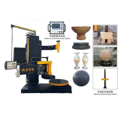 เครื่องทํารายละเอียดแบบตั้ง CNC ขนาดกว้างตัดสูงสุด 1000 มม และความยาวในการยกตั้ง 1500 มม สําหรับการตัดแผ่นหิน