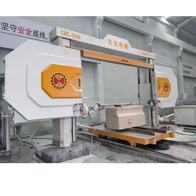 เครื่องเลื่อยสายเพชร CNC ประสิทธิภาพสูงพร้อมการเชื่อมต่อสี่แกนสำหรับการตัดหิน