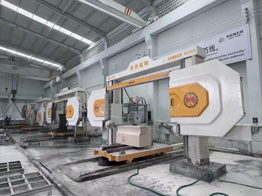 4 แกน CNC เครื่องเจาะสายเพชรเพชรสําหรับตัดหินแกรนิตและหินมาร์บอร์