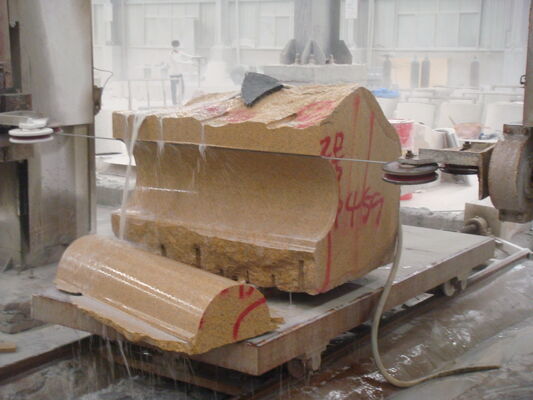4 แกน CNC เครื่องเจาะสายเพชรเพชรสําหรับตัดหินแกรนิตและหินมาร์บอร์