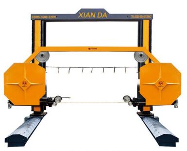 เครื่องเจาะสายเพชรเคลื่อนไหว Gantry ด้วยขนาดการประมวลผลสูงสุด 3500 * 3500 * 2200 มม และ CNC / PLC การควบคุมสําหรับการตัดหินความละเอียดสูง