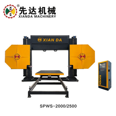 เครื่องเจาะสายเพชรเซรามิกหมองผสมผสมด้วยขนาดการประมวลผลสูงสุด 2000mm*2500mm*1200mm, มอเตอร์หลัก 7.5kw และความเร็วสาย 20-40m/s