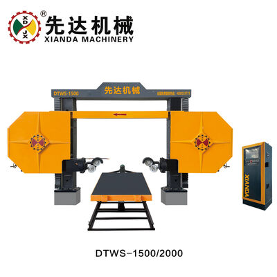 เครื่องเจาะสายเพชร CNC ขนาดการประมวลผลสูงสุด 1500x3000x1200mm มอเตอร์หลัก 11kw และหมุน 360 °