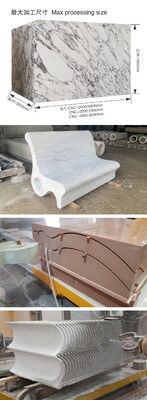 เครื่องเจาะสายเพชร CNC ที่มีสี่สปินด์สําหรับขนาดการประมวลผลสูงสุด 3000x2000x1500 มิลลิเมตร, รับรอง CE และ ISO9001